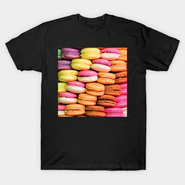 rainbow macarons T-Shirt by JonHerrera